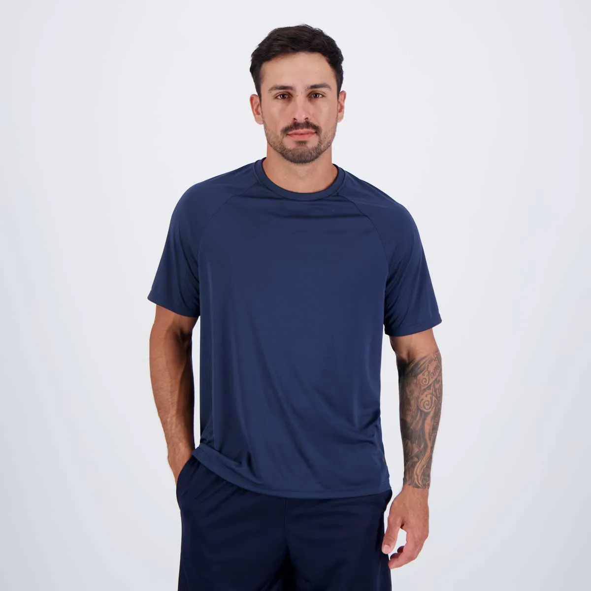 Camiseta Dry-Fit Marinho