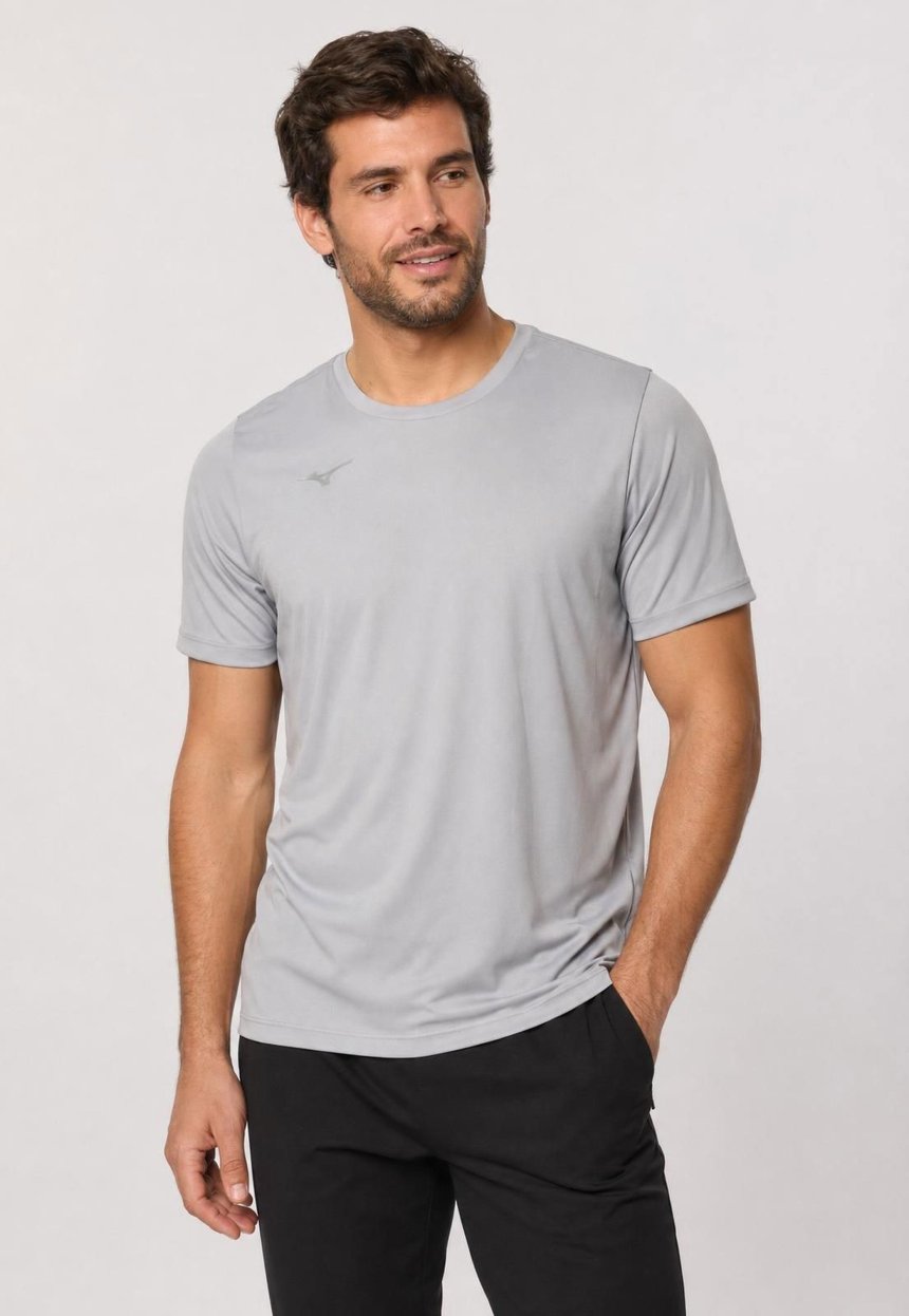 Camiseta Mizuno Cinza